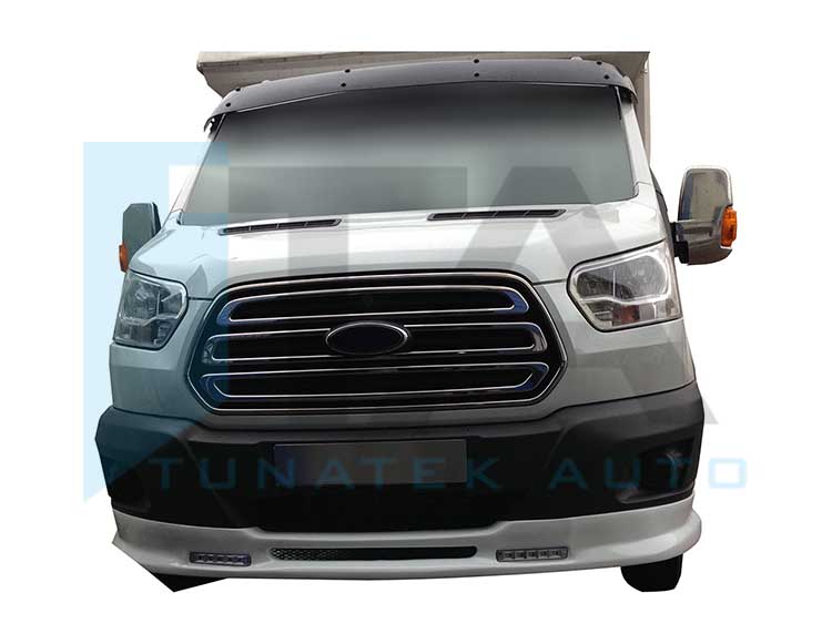 2014-2018 Front Bumper Spoiler Cover With LED