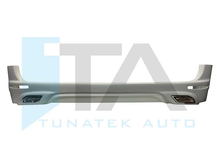 2019- Rear Bumper Cover - Double Exhaust