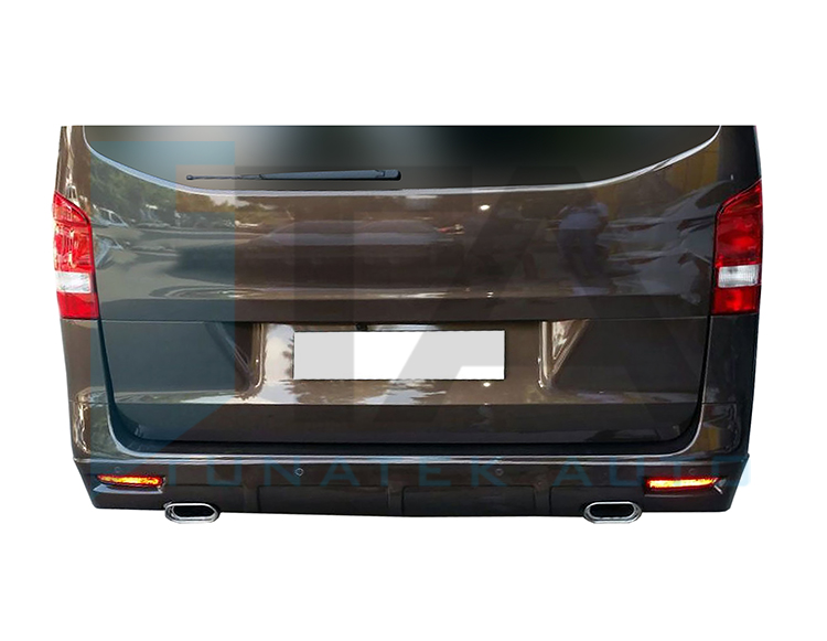 2010-2014 Rear Bumper Spoiler (VITO W639 Facelift)