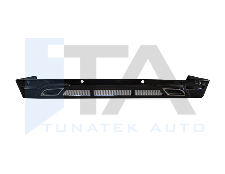 2015- Rear Bumper Spoiler With Sensor - Double Exhaust (VITO W447)