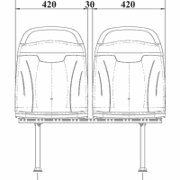 ПАССАЖИРСКОЕ СИДЕНЬЕ ДЛЯ ОБЩЕСТВЕННОГО ТРАНСПОРТА